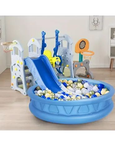 Garden Round Inflatable Swimming Pool, Inflatable Ball Pit Pool Paddling Pool Indoor&Outdoor Play Center, Blue Garden Round Inflatable Swimming Pool, Inflatable Ball Pit Pool Paddling Pool Indoor&Outdoor Play Center, Blue