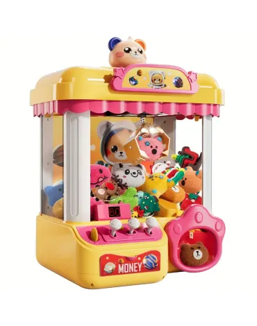 Claw Machine with Claw - Interactive Arcade Game with Moving Claw Arm, Money Slot & Prize Dispenser - Birthday Party/Fairground Carnival Game for Kids Ages 4-8 Claw Machine with Claw - Interactive Arcade Game with Moving Claw Arm, Money Slot & Prize Dispenser - Birthday Party/Fairground Carnival Game for Kids Ages 4-8